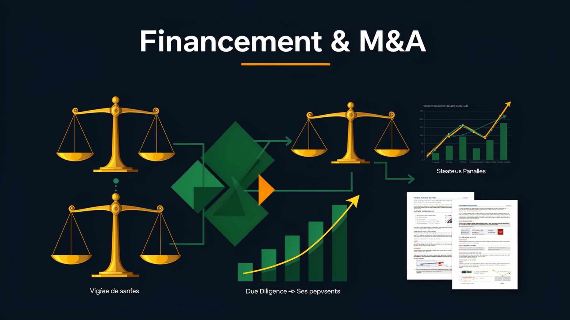 Infographie Financement & M&A — Valorisation immatérielle
